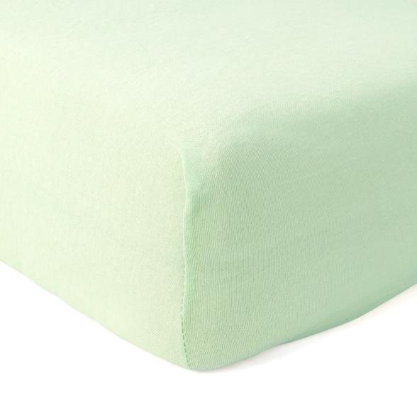 Jersey Spannbettlaken 160/200 cm grün