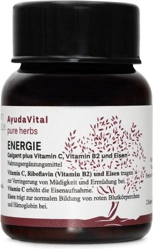 AYUDA VITAL Galgant plus Vitamin C+B2+Eisen