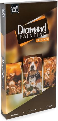Diamond Painting Hund 3tlg.