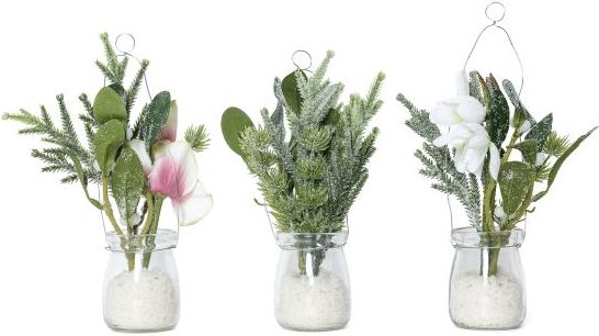 Winterblütenset im Glas Set 3