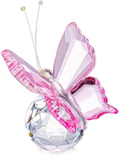 Crystal Dreams Schmetterling rosa