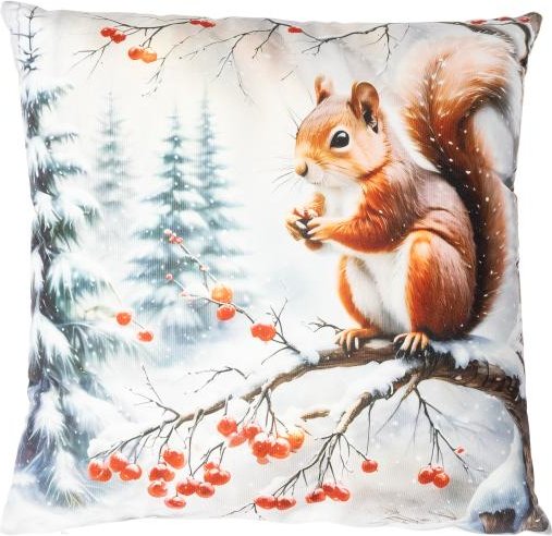 LED Kissen Eichhörnchen 40x40cm