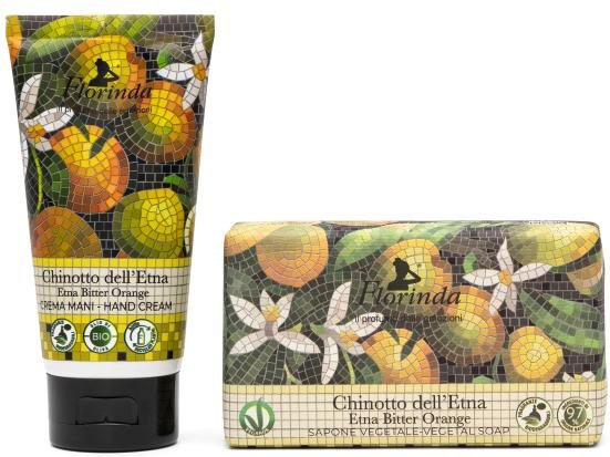 Florinda Mosaico Pflegeset Handcreme +Seife Orange
