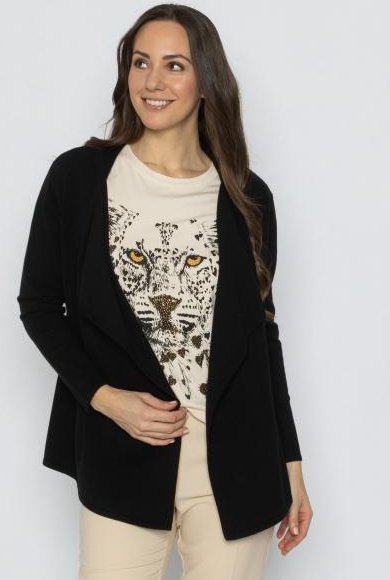 Signature Collection by H. S. Strickjacke schwarz