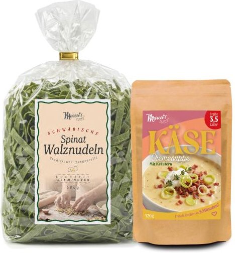 MarcelŽs Schnelle Küche-Käse-Spinatnudel-Set