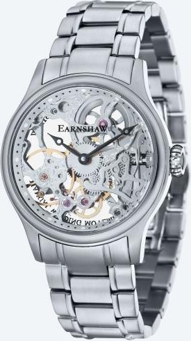 EARNSHAW Herrenuhr "Bauer Mechanical Skeleton"