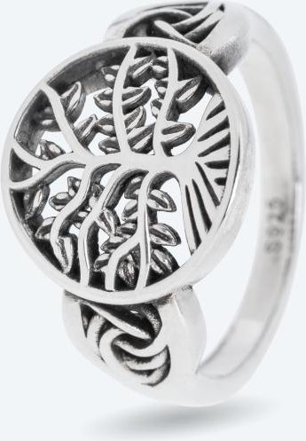 Ring 925 Silber Lebensbaum geschwärzt