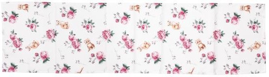 Läufer Katze 40x150cm rosa