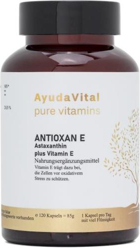 AYUDA VITAL AntioXan E, Astaxanthin plus Vitamin E
