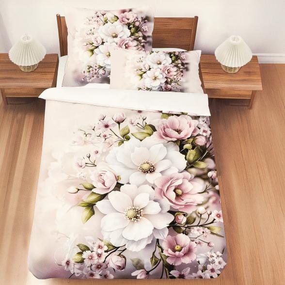 Bettwäsche in 3D-Optik 3tlg.