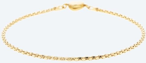 Armband 925 Silber vergoldet, ca. 19 cm