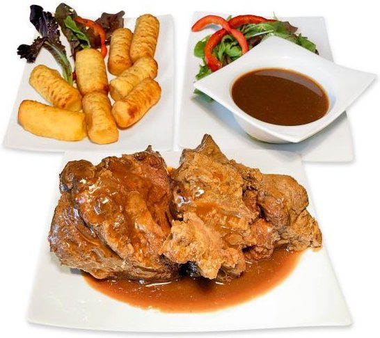 Rinderbäckchen in Pinot Noir Soße