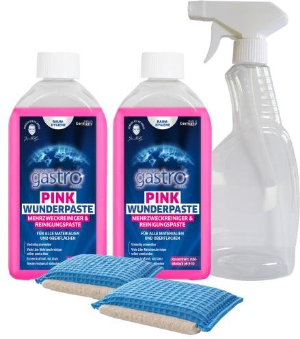 gastro Pink Wunder Paste 2 x 500ml + 2 Schwämme