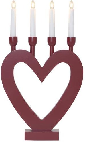 Kerzenständer rotes Herz