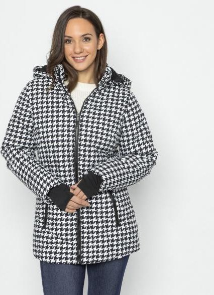 FASHION NEWS Damen-Jacke schwarz/weiß