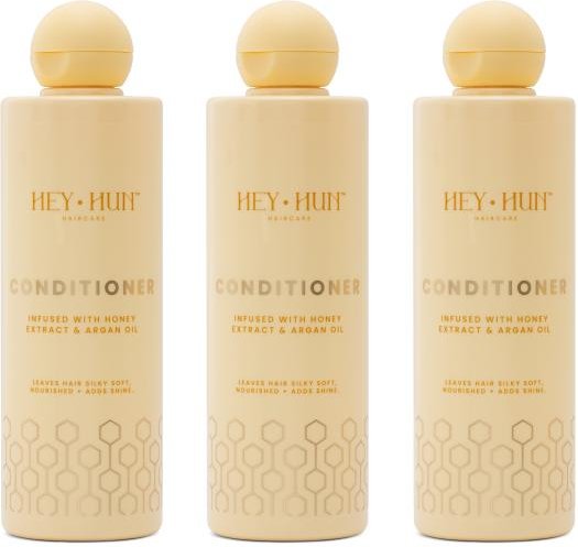 Hey Hun Argan & Honey Conditioner 3 x 300 ml