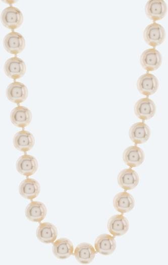 Collier Muschelkernperle champagnerfarbig