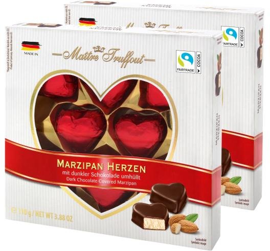 Marzipanherzen 110g 2er Set