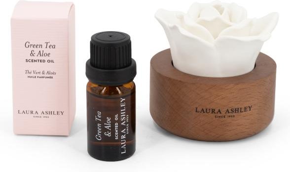 Laura Ashley Duftblume mit Öl Green Tea & Aloe
