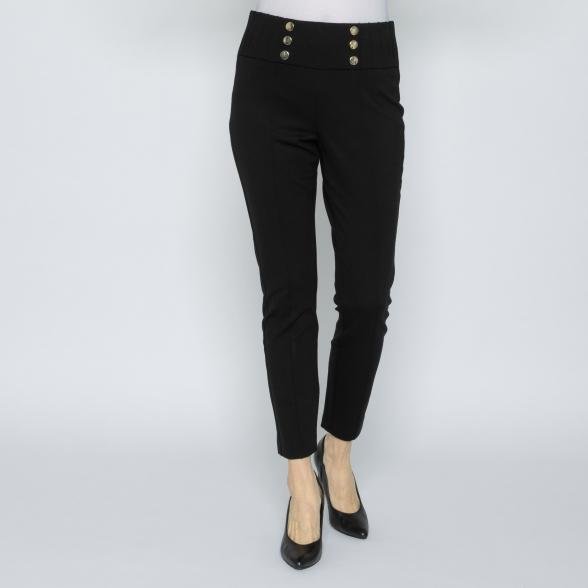 Perfectly JU Hose 'Bea' Slim schwarz
