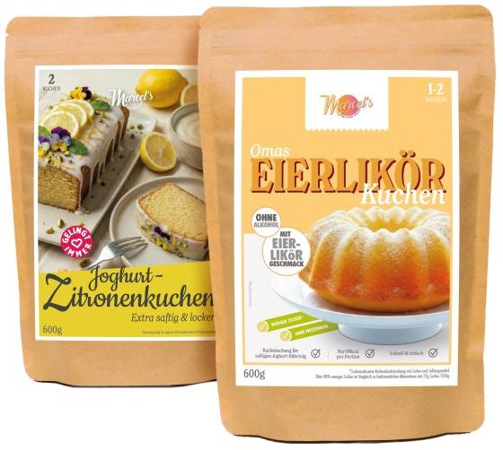 MarcelŽs Better Food - Goldenes Rührkuchen-Set (2x