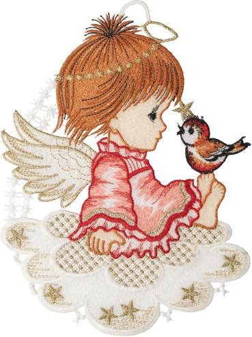 Plauener Spitze Fensterbild