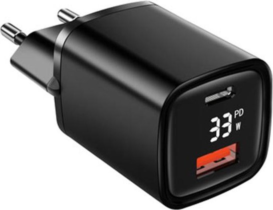 USB Ladegerät Dual Port, Typ-C + A, 33 Watt