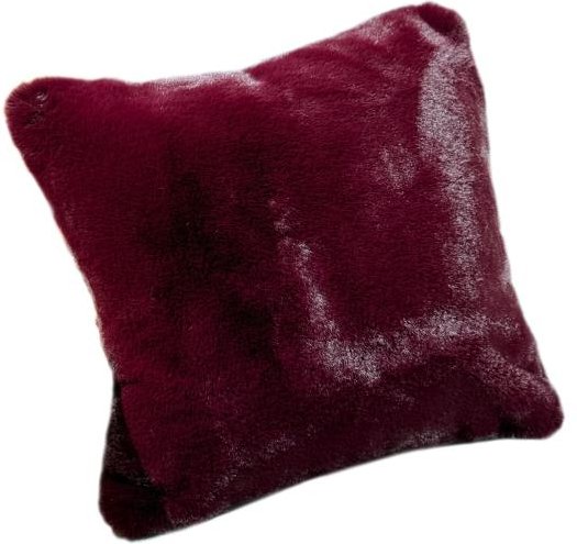 Fellkissen Deluxe 45x45cm bordeaux