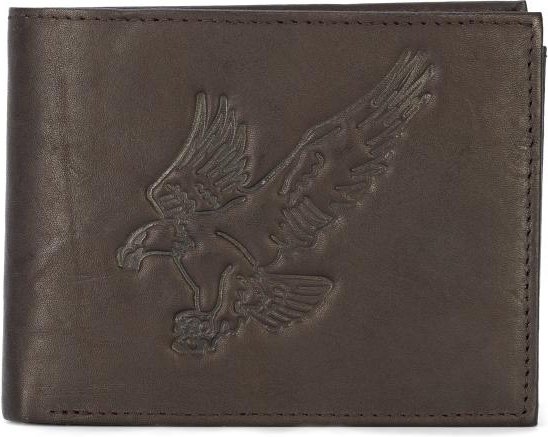 TESORO Lederbörse Adler braun