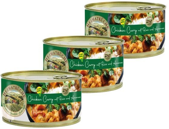 Thai Curry Chicken mit Reis 400g