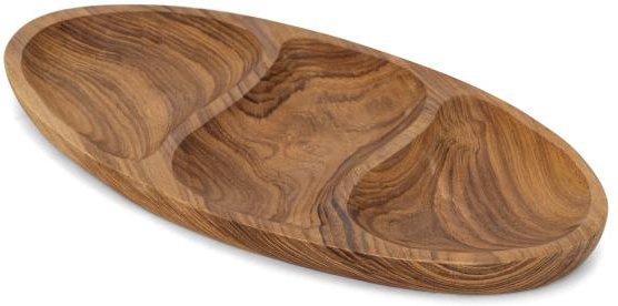 Darimana Teak-Schale oval 30cm