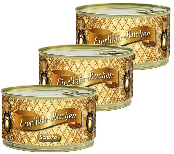 Schokoladen Eierlikörkuchen Dose