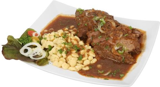 Tiroler Zwiebelrostbraten mit Soße