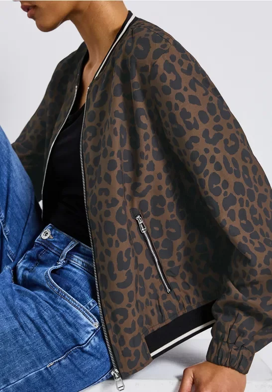 Thumbnail - Street One Frauen Leo Blouson in Braun, Gr: 46