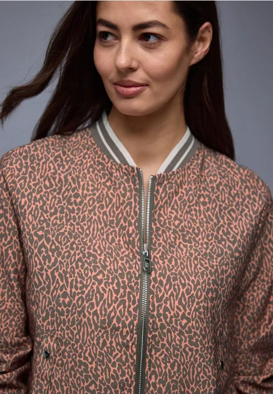 Street One Frauen Leo Blouson in Orange, Gr: 38