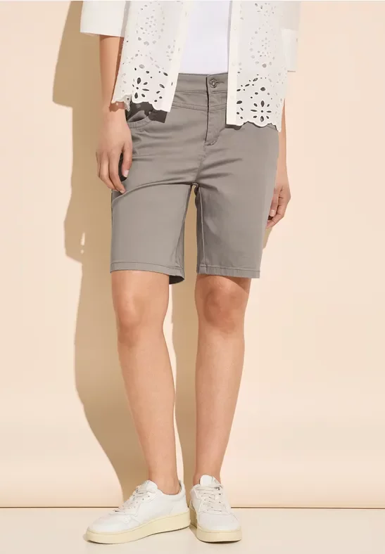 Street One Frauen Bermuda Shorts in Braun, Gr: 34