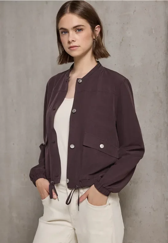 Street One Studio Frauen Leichter Blouson in Rot, Gr: 44