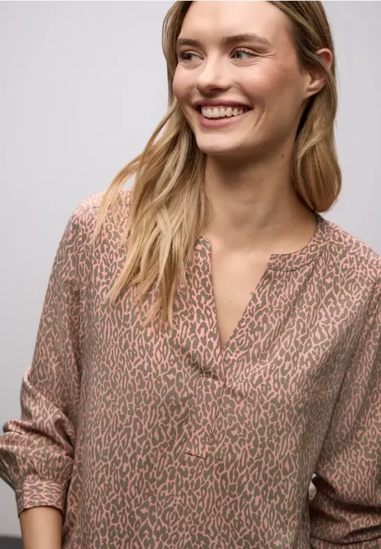 Street One Frauen Leo Tunika in Orange, Gr: 46