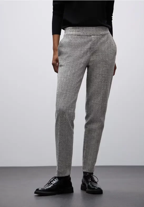 Thumbnail - Street One Frauen Loose Fit Hose in Schwarz, Gr: 44