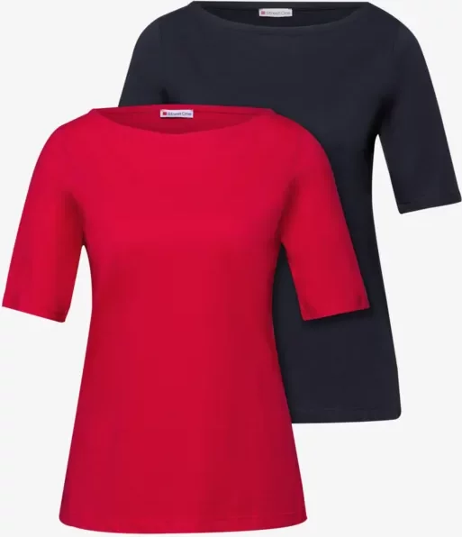 Street One Basic Shirt im 2er-Pack