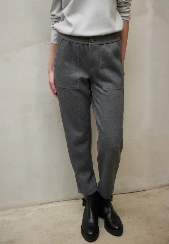 Street One Studio Frauen Casual Chino in Grau, Gr: 40