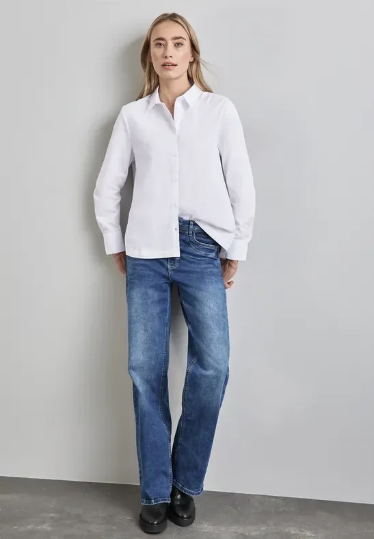 Thumbnail - Street One Frauen Hemdbluse in Weiß, Gr: 46