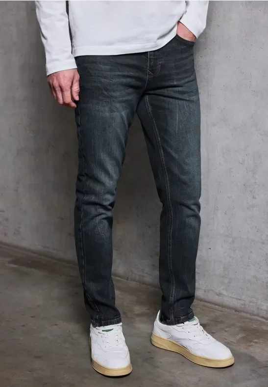 Street One MEN Männer Jeans im Regular Fit in Blau, Gr: 28