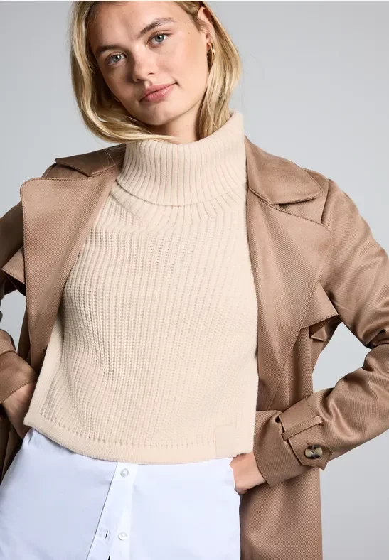 Thumbnail - Street One Frauen Strick-Kragen in Weiß, Gr: One size