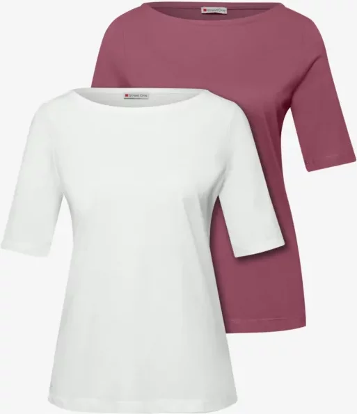 Street One Basic Shirt im 2er-Pack