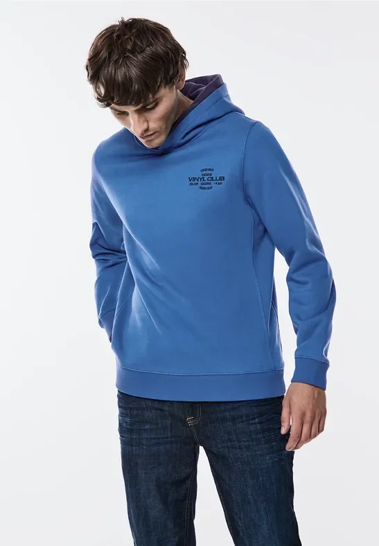 Street One MEN Männer Hoodie in Blau, Gr: XL