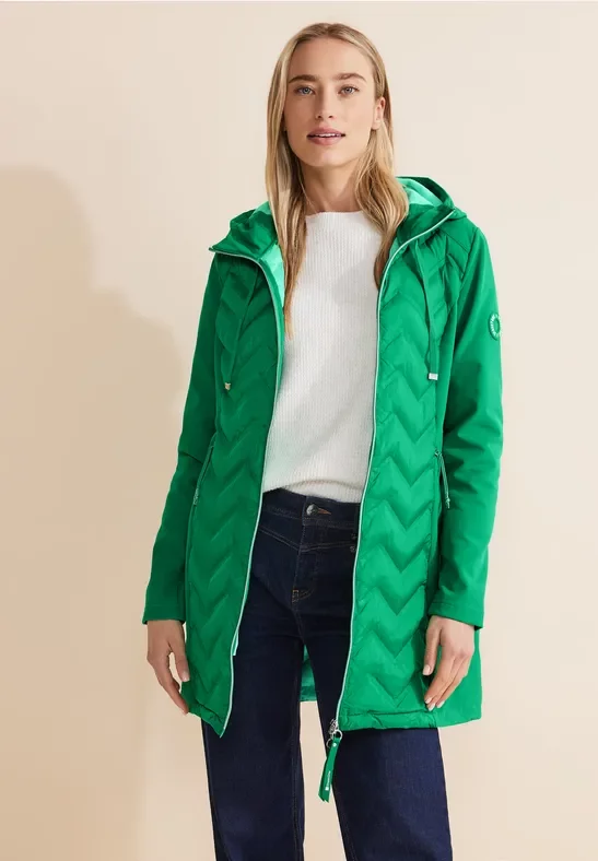 Street One Frauen Mantel in Grün, Gr: 34