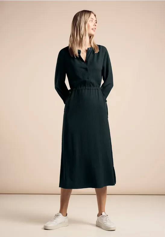 Street One Frauen Midi-Kleid in Grün, Gr: 44