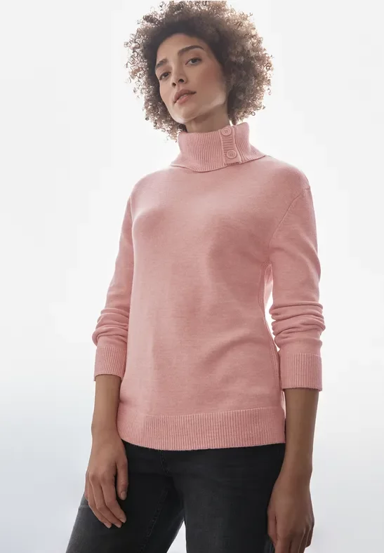Thumbnail - Street One Frauen Strickpullover in Rosa, Gr: 46
