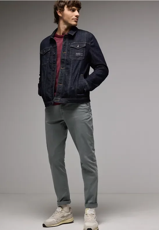 Street One MEN Männer Sommer Chino in Grau, Gr: 31